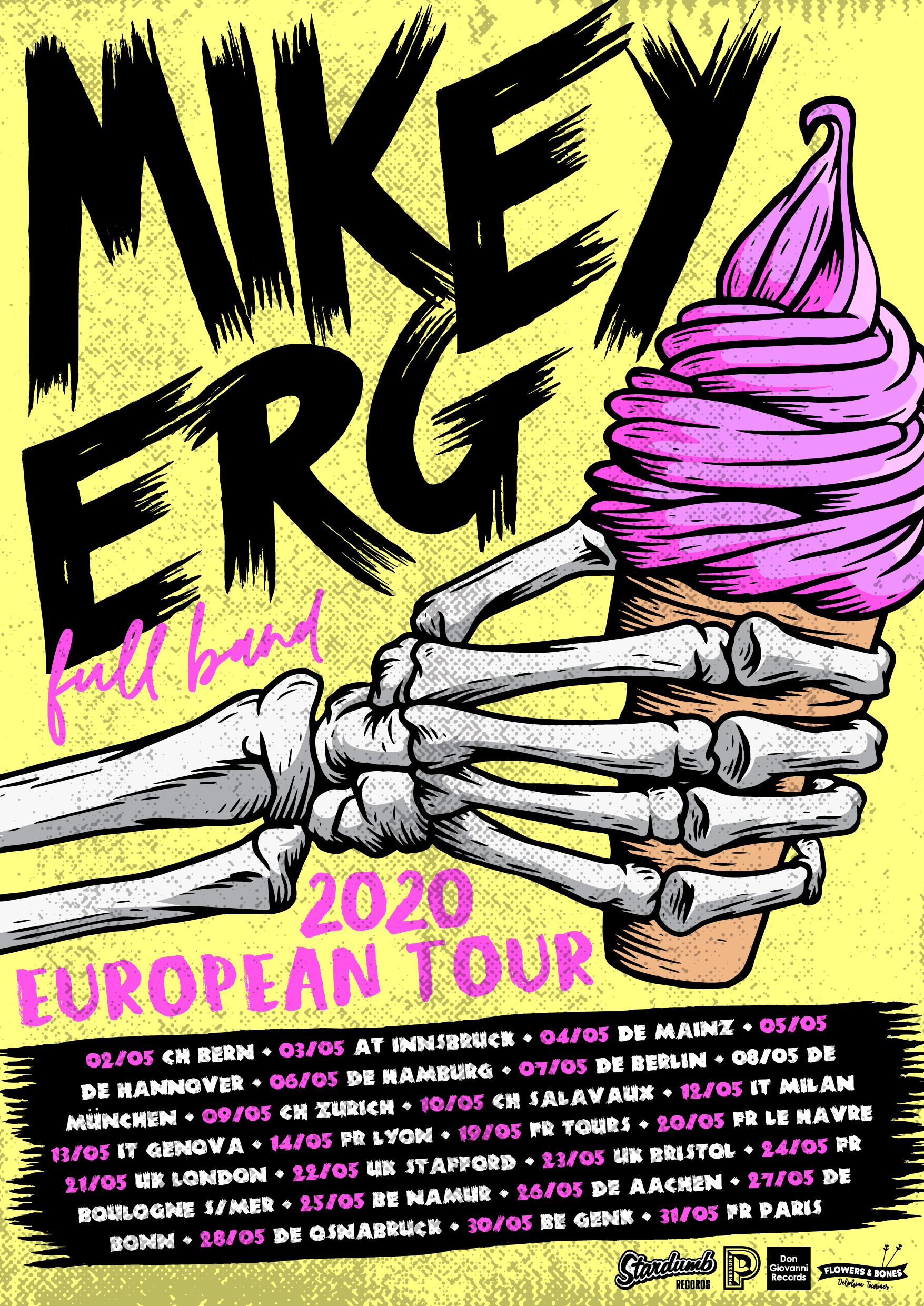 MIKEY ERG / TOURNÉE EUROPÉENNE !